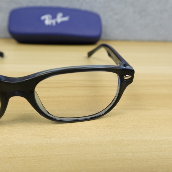 Ray-Ban Kids Eyeglasses Frames RB1555 3667 Blue Rectangle Full Rim 48-16-130 - Picture 5 of 13